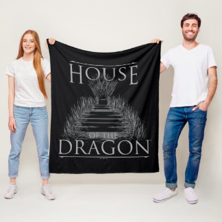 Couverture Polaire HOUSE of the Dragon | Iron Throne Graphic