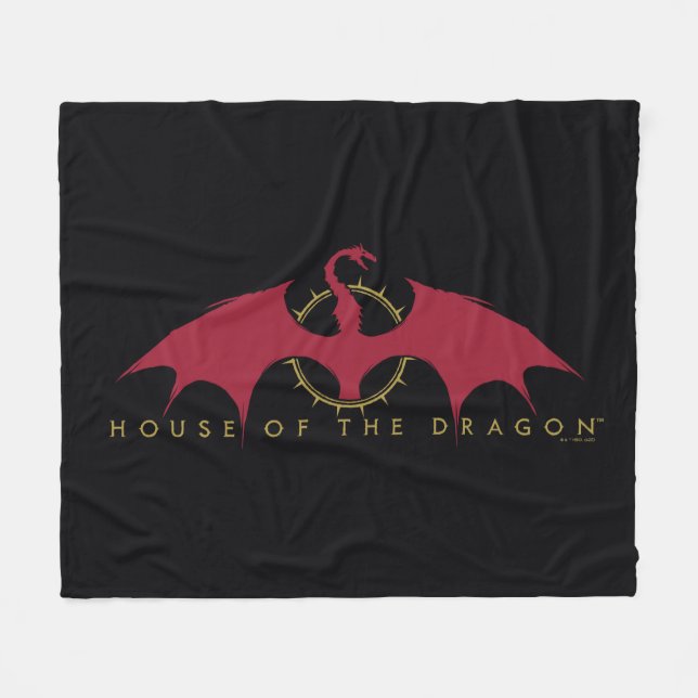Couverture Polaire HOUSE OF THE DRAGON | Red Dragon Graphic (Devant (Horizontal))