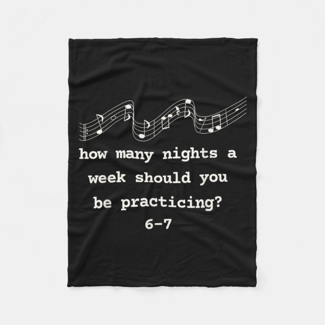 Couverture Polaire How Many Nights A Week Should You Be Practicing 6- (Devant)