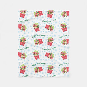 Couverture Polaire Howlidays heureux Sheltie