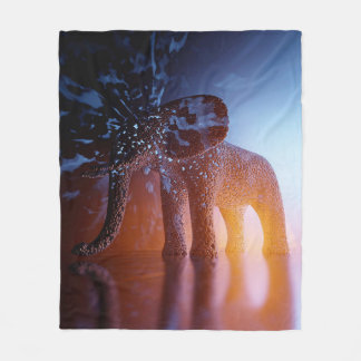 Couverture Polaire hude homme afrique éléphant Abstrait