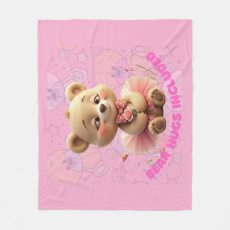 Couverture Polaire Hugs d'ours inclus - Ours Tutu Doux