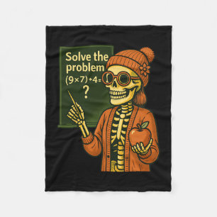 Couverture Polaire Hugvyn Halloween squelette six sept 67 Meme Pemdas