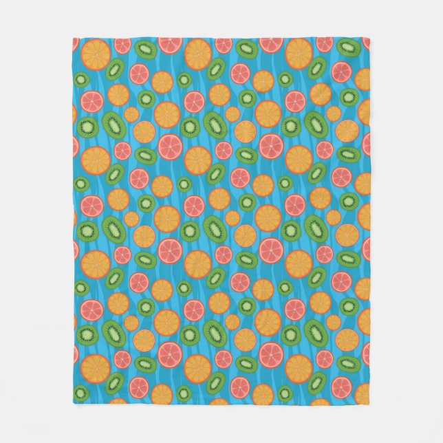 Couverture Polaire Humeur de fruit (Devant)