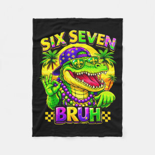 Couverture Polaire Humour Mardi Gras 67 Six Seven Alligator Frérot Ho