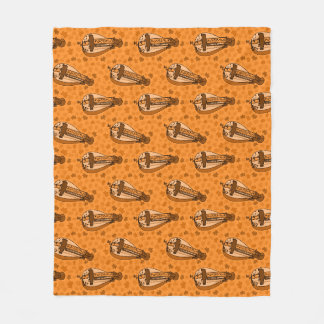 Couverture Polaire Hurdy Gurdy Automne Gurdyiste Musicien Folk
