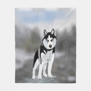 Couverture Polaire Husky de Sibérie