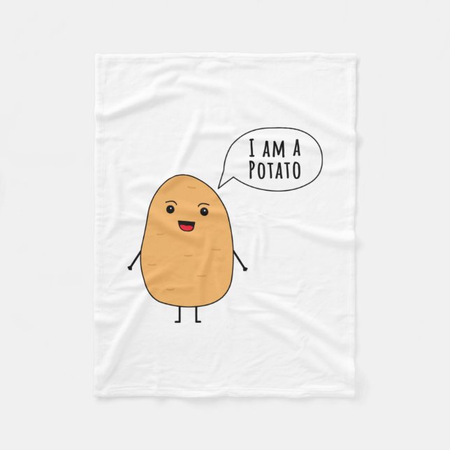 Couverture Polaire I a potato (Devant)