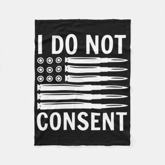 Couverture Polaire I Do Not Consent Republican Conservative Comply Fr (Devant)