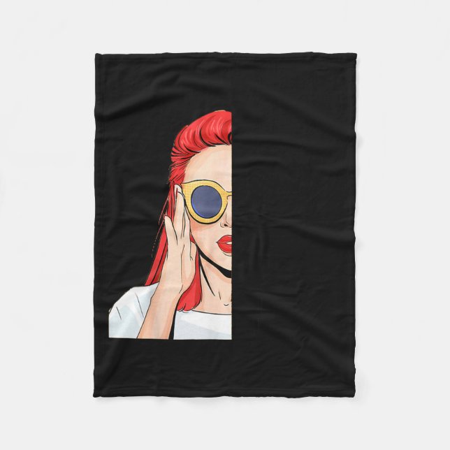 Couverture Polaire I Don't Have An Attitude Problem I Just Have A Red (Devant)