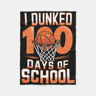 Couverture Polaire I Dunked 100 Days Of School Sketll 100th Day 