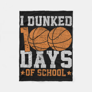 Couverture Polaire I Dunked 100 Days Of School Sketll 100th Day For B