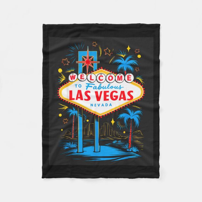Couverture Polaire I Love Las Vegas Nevada City Vegas Souvenir Las Ve (Devant)