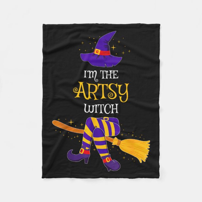 Couverture Polaire I’m The Artsy Witch Family Matching Costume Hallow (Devant)