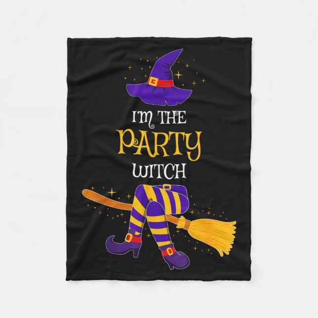 Couverture Polaire I’m The Party Witch Family Matching Costume Hallow (Devant)