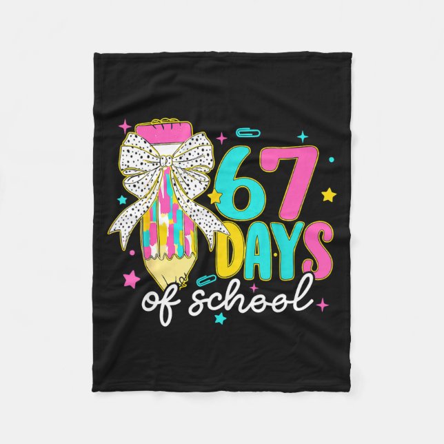 Couverture Polaire I Survived 67 Days Of School Six Seven Meme Teache (Devant)
