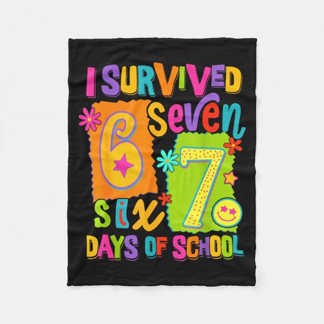 Couverture Polaire I Survived 67 Days Of School Six Seven Teachers St (Devant)