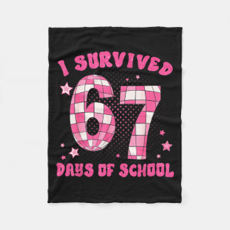 Couverture Polaire I Survived 67 Days Of School Teachers Students Six