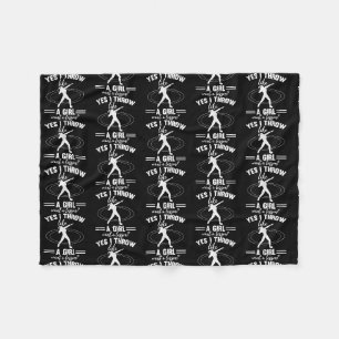 Couverture Polaire I Throw Like A Girl
