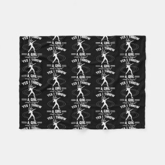 Couverture Polaire I Throw Like A Girl