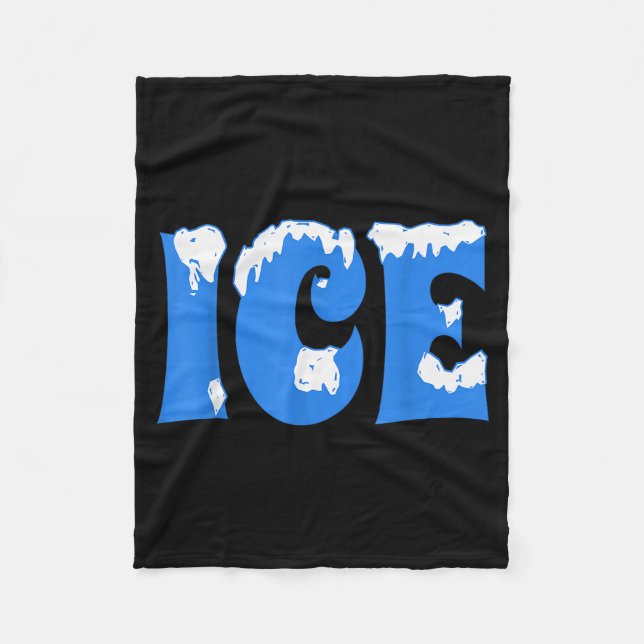 Couverture Polaire Ice Shirt Halloween Costume Couples Ice Family Hal (Devant)