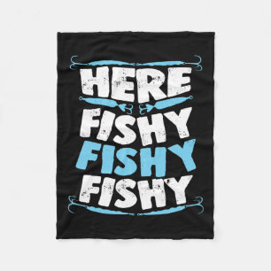Couverture Polaire Ici Poisson Poisson Poisson T Chemise Hommes Femme