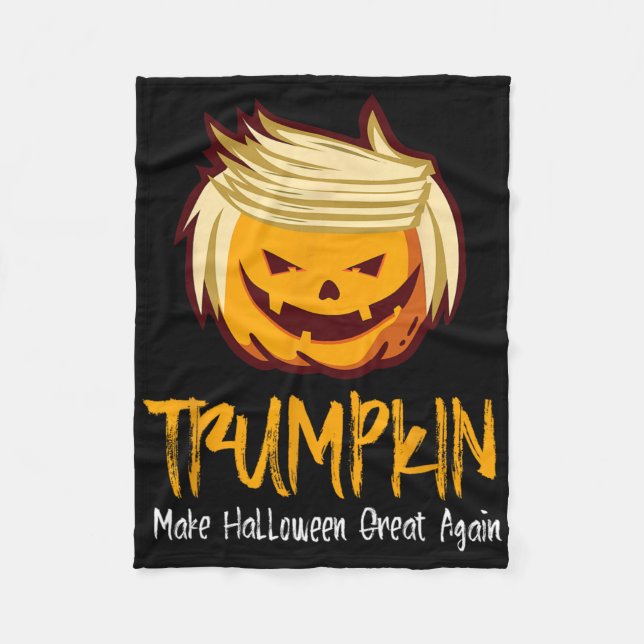Couverture Polaire Idée cadeau de l'Halloween amusant Donald Trump Co (Devant)