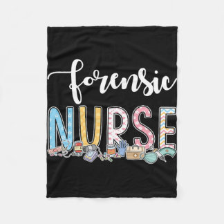 Couverture Polaire Idée-cadeau de l'infirmière médico-légale