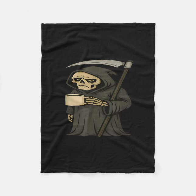 Couverture Polaire If You're Trying To E Me I'm Terrified Of S Skelet (Devant)