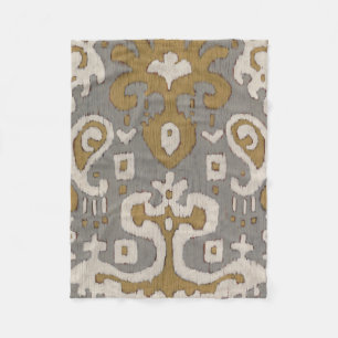 Couverture Polaire Ikat ocre I