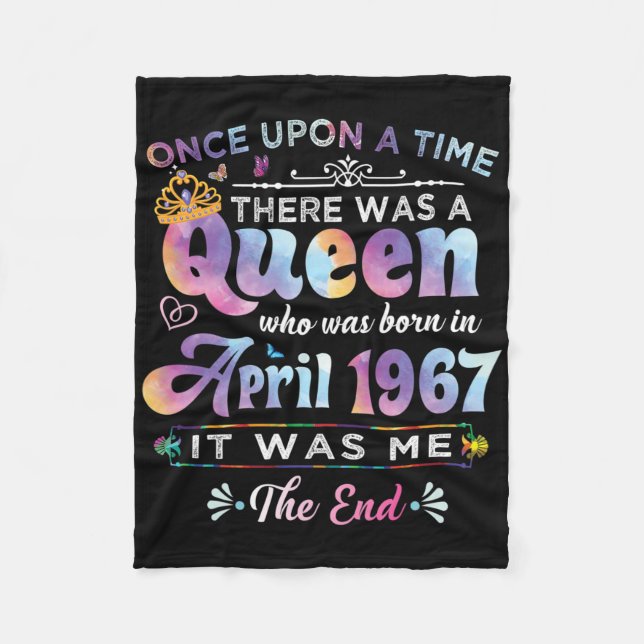 Couverture Polaire Il Était Une Fois Une Reine Née Le 1Er Avril (Devant)