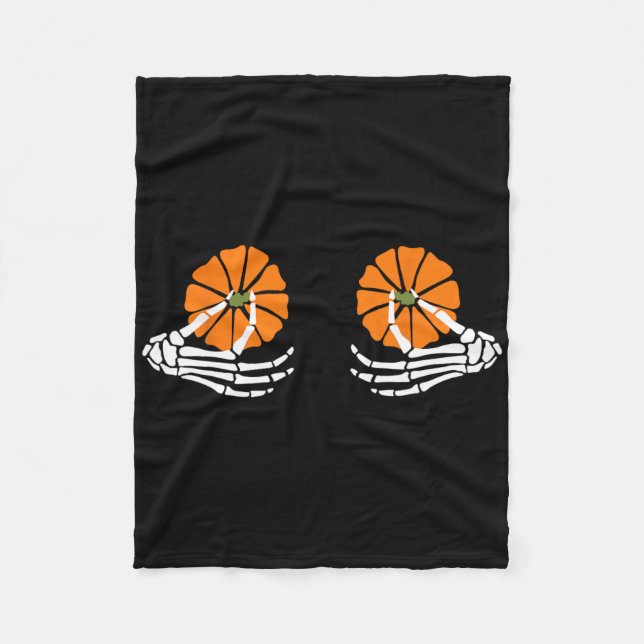 Couverture Polaire Il n'est jamais trop tôt pour Halloween Jack-o'-la (Devant)