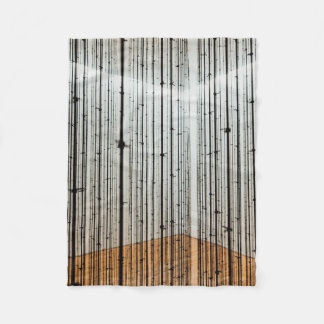 Couverture Polaire Illustration Brown et noire