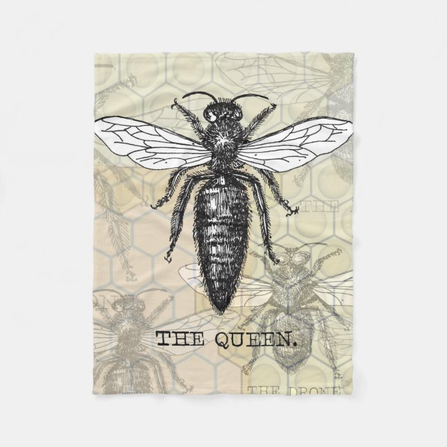 Couverture Polaire Illustration d'antiquité de l'insecte de la reine  (Devant)