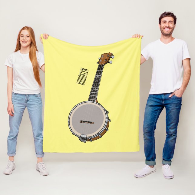 Couverture Polaire Illustration de Banjo (En situation)