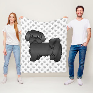 Couverture Polaire Illustration de Chien de Cartoon Chien de Chien de