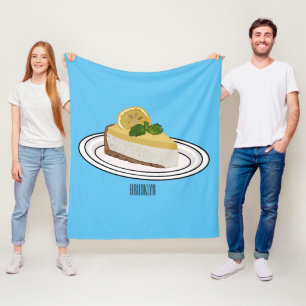 Couverture Polaire Illustration de citron cheesecake