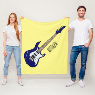 Couverture Polaire Illustration de guitare électrique