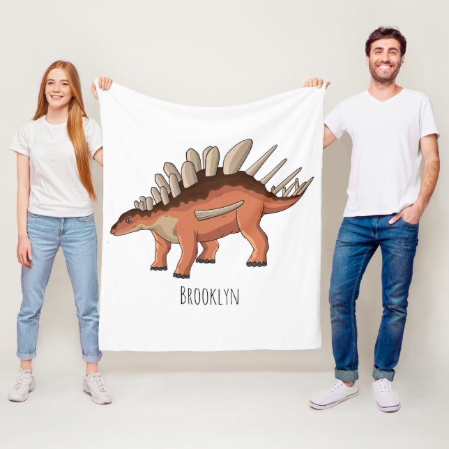 Couverture Polaire Illustration de Kentrosaurus (En situation)
