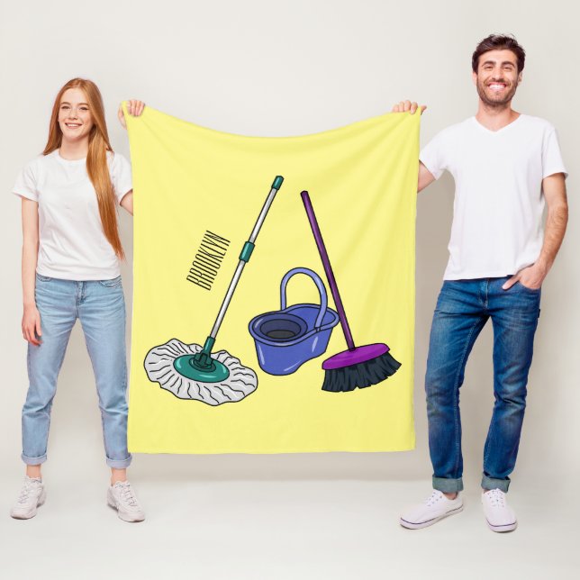 Couverture Polaire Illustration de la bande dessinée Broom & mop (En situation)