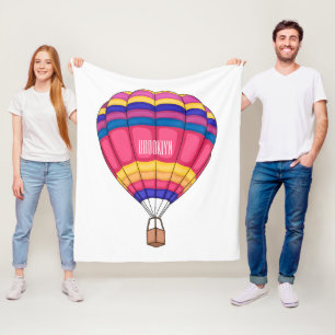 Couverture Polaire Illustration de la montgolfière