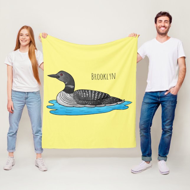 Couverture Polaire Illustration de Loon bird (En situation)