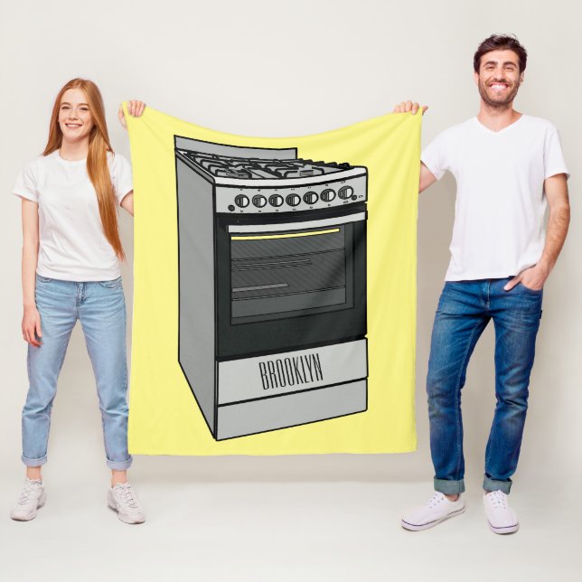 Couverture Polaire Illustration de poêle électrique (En situation)