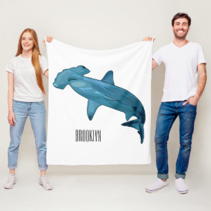 Couverture Polaire Illustration de requin marteau