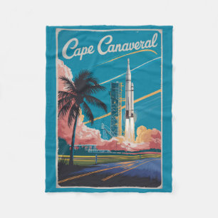 Couverture Polaire Illustration de voyage de l'art du Cap Canaveral F