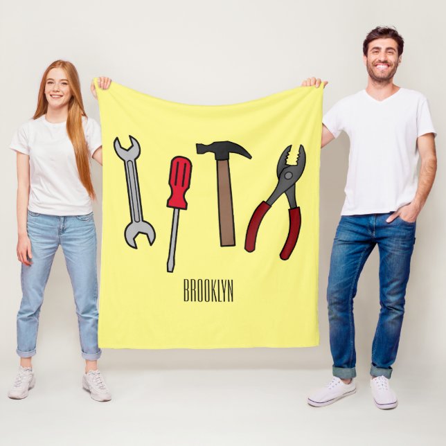 Couverture Polaire Illustration des outils de menuiserie (En situation)