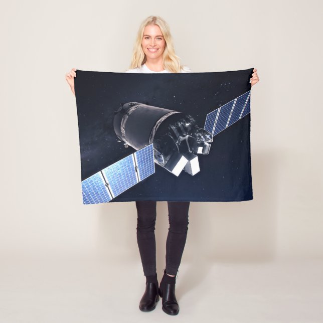 Couverture Polaire Illustration Du Dragon Xl Spacecraft. (En situation)