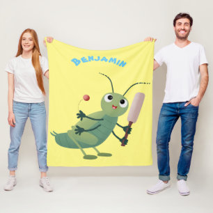 Couverture Polaire Illustration d'un insecte du cricket vert mou