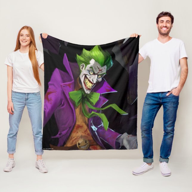 Couverture Polaire Illustration d'un joker en crise infinie (En situation)