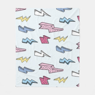 Couverture Polaire Illustration vintage sans fil tonnerre